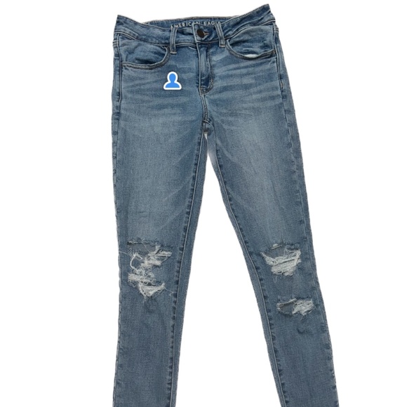 American Eagle Jeans Size 4 Super Stretch Jegging - Picture 1 of 3